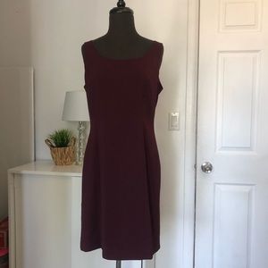 Tahari Arthur S. Levine  Burgundy Dress